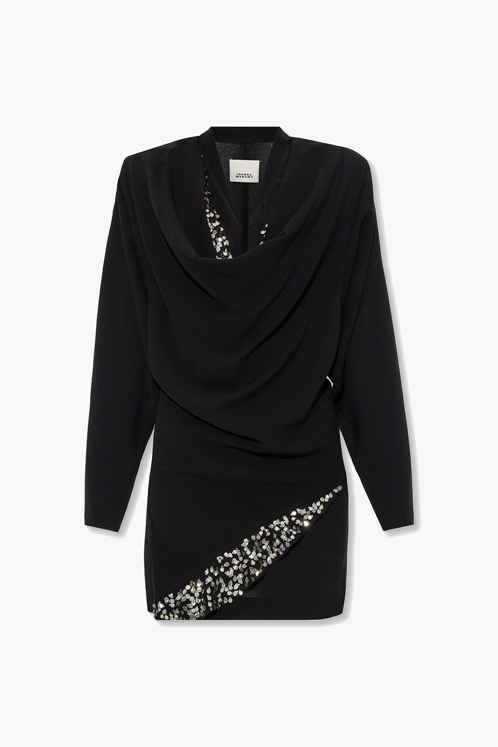 ISABEL MARANT ラッシミニトレス RO0606FAB3J04I BLACK Leozi Dress Woman black | ISABEL MARANT Official online store